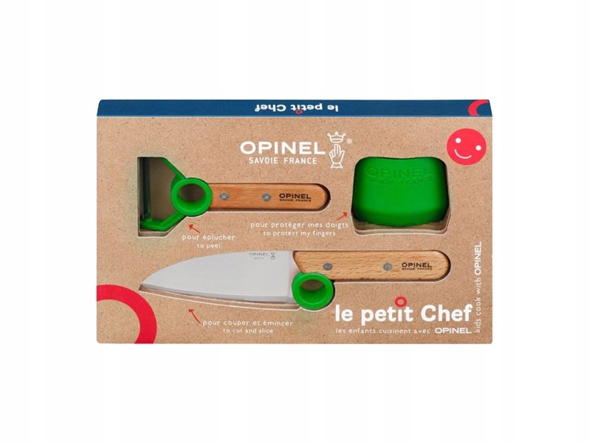 Opinel Set "le Petit Chef" Vert 002577