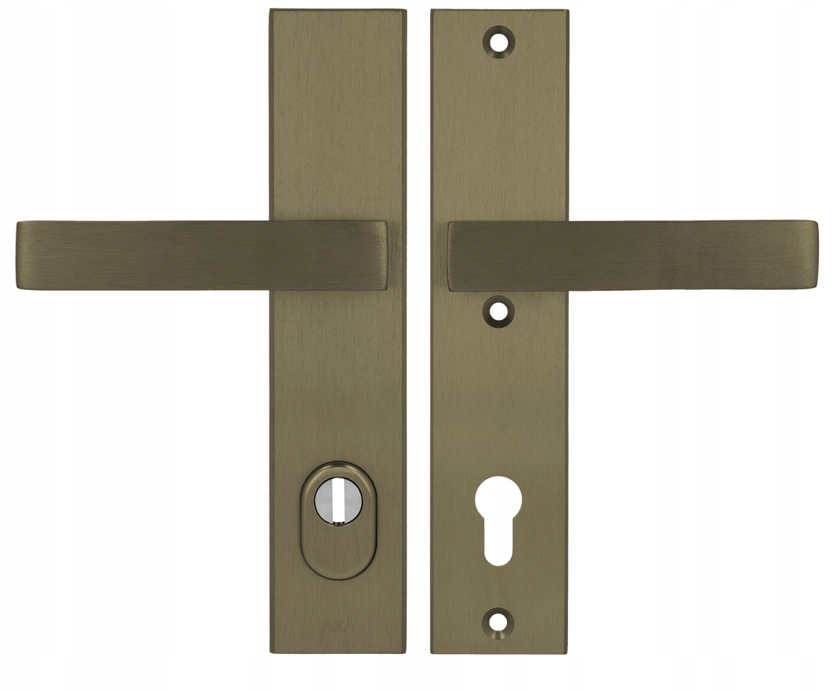 Axa Kľučka na vonkajšie dvere Royal Flex rozteč 92 F4 staré zlato