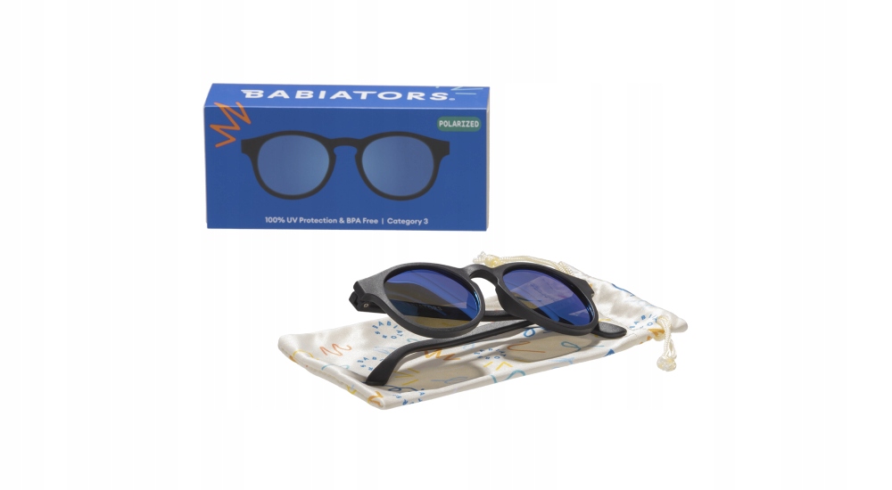 Okulary dla dzieci BABIATORS Polarized 0-2 Jet Black Keyhole Kod producenta P-KEY-505-S