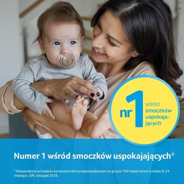 LOVI smoczek uspokajający SMOCZKI 2szt. 3-6 mcy Rodzaj dynamiczny