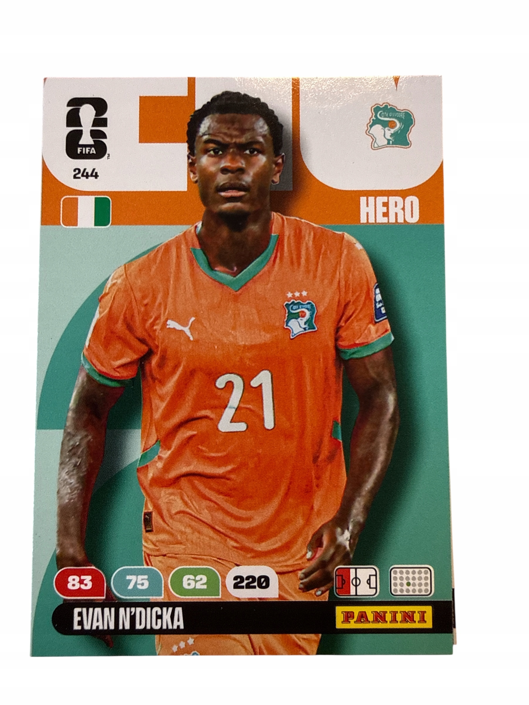 Fifa World Cup America 2026 Panini Ivory Coast 244 N'Dicka
