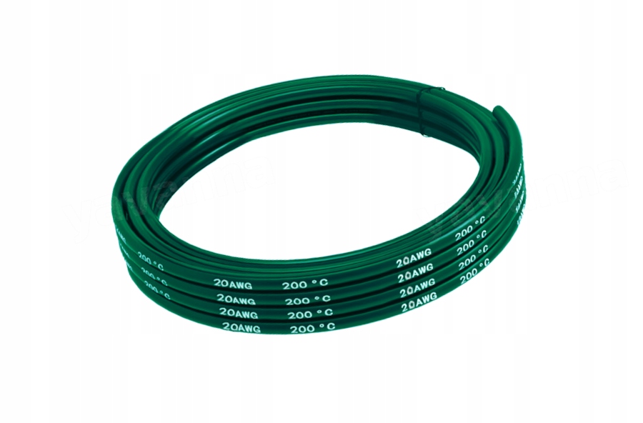 

Przewód silikonowy 20 Awg zielony 1mb