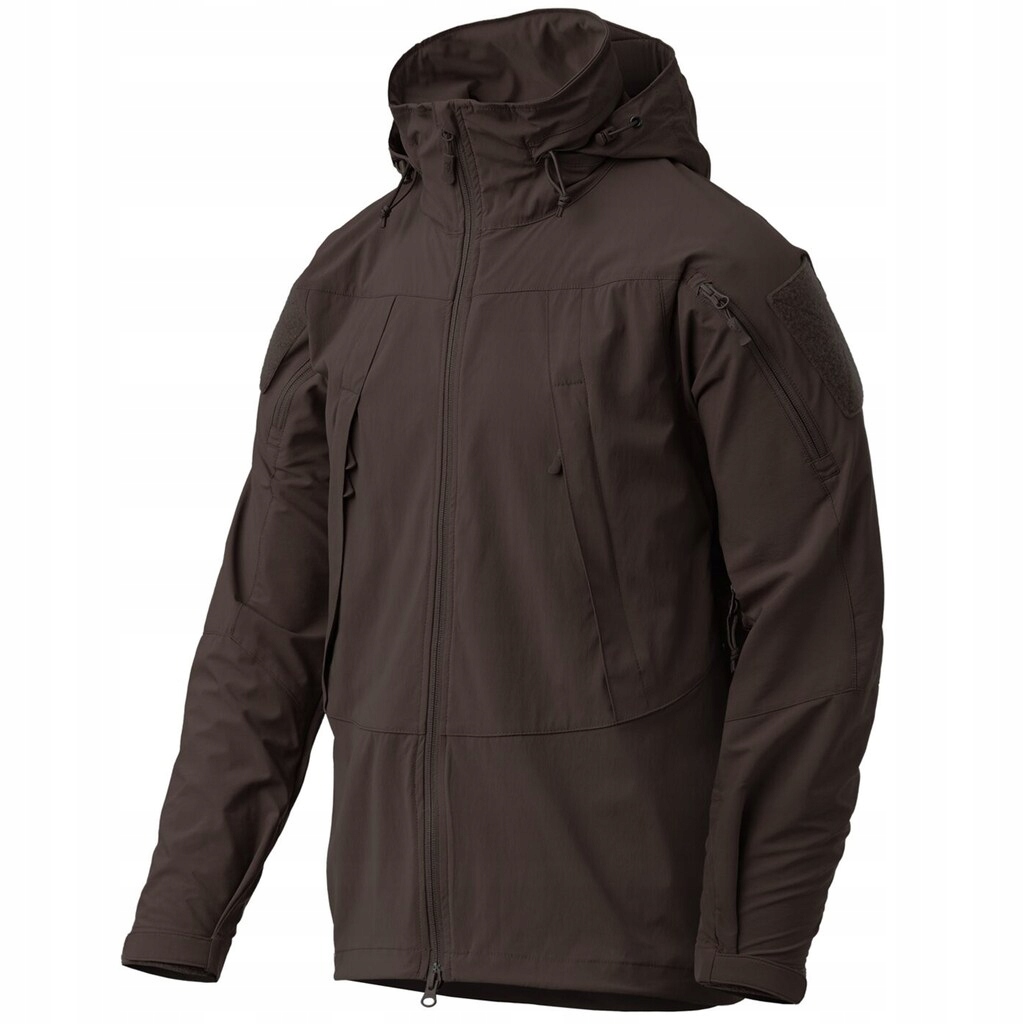 Bunda s kapucí Helikon Trooper StormStretch Softshell MK2 Earth Brown S