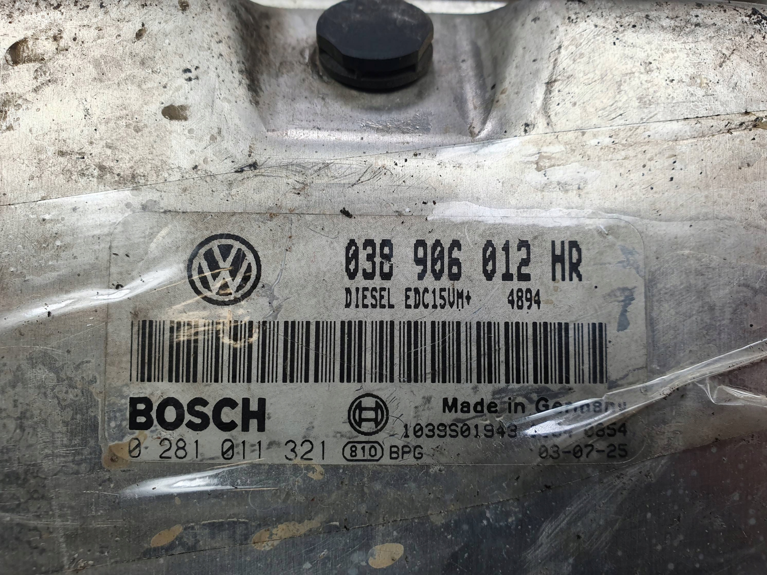 computer Motore ECU 038906012HR SKODA FABIA e