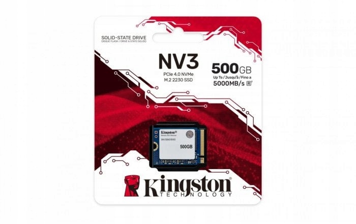 kingston Dysk Ssd NV3 500GB M.2 2230 PCI-e 4.0 NVMe 5000/3000