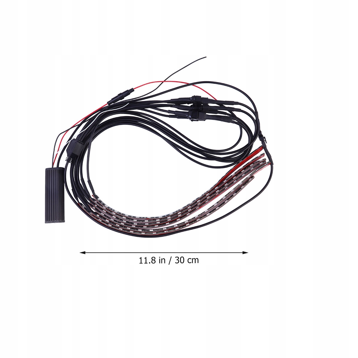 PASY OŚWIETLENIA SAMOCHODU ŚWIECĄCE LED OKULARY PRZECIWSŁONECZNE