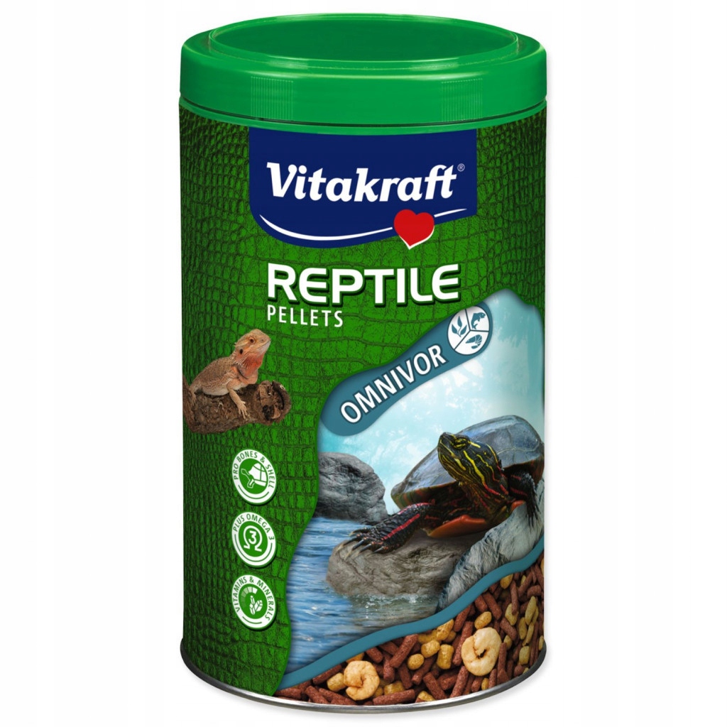 Levně Krmivo Vitakraft Omnivor Reptile Pellets 1l