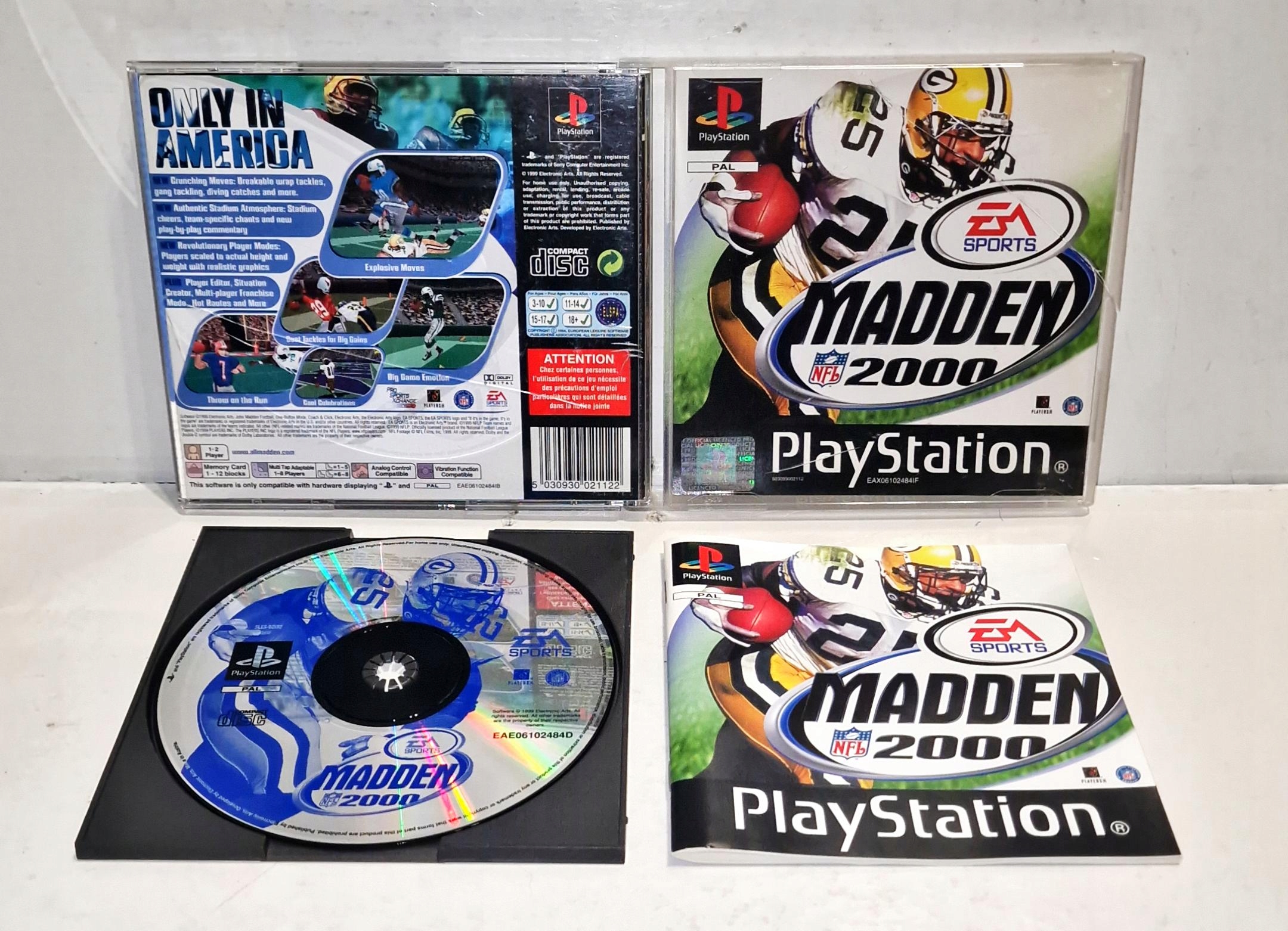 Gra MADDEN NFL 2000 PSX 3XA