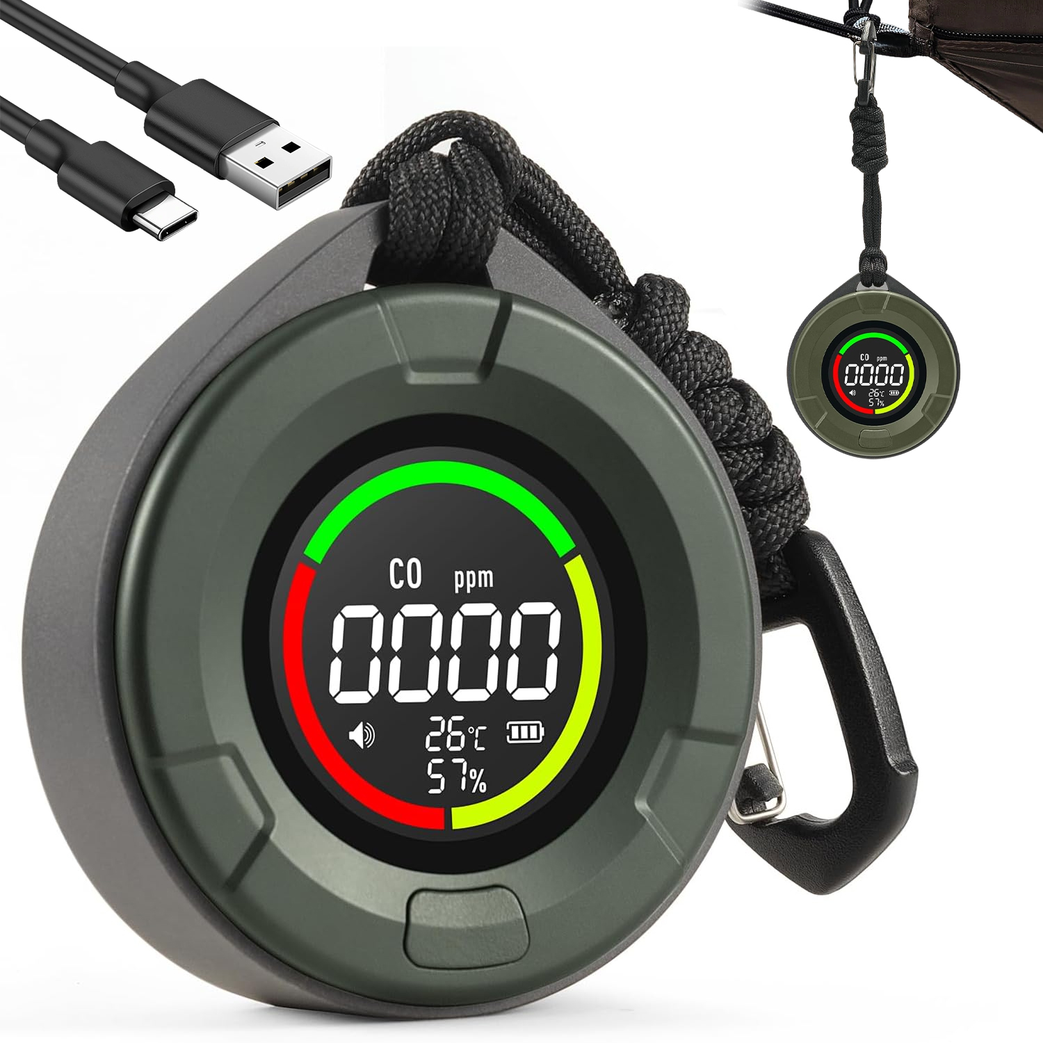 Detektor Oxidu Uhelnatého A Kouře Detektor Plynu Oxidu Uhelnatého Dlouhá Životnost Senzor Co