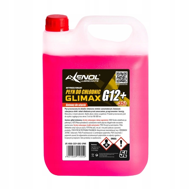 Axenol Glimax Płyn G-12+ -37* 5L