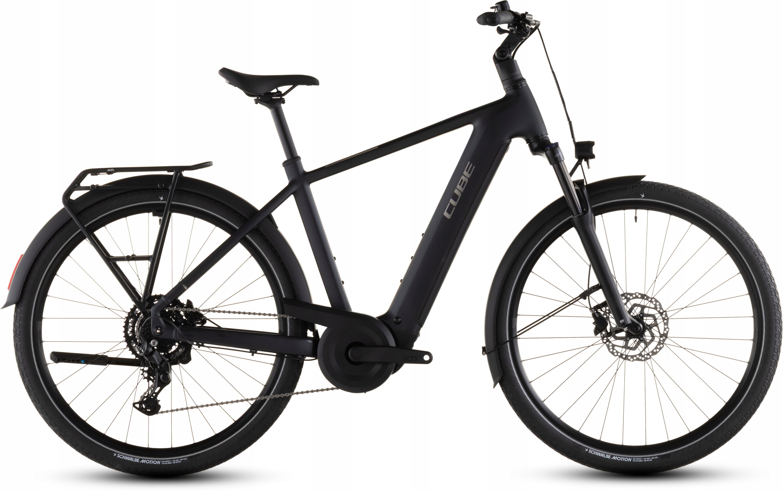 Rower Cube Touring Hybrid One 600 28" 2026 coal´n´chrome 54 cm