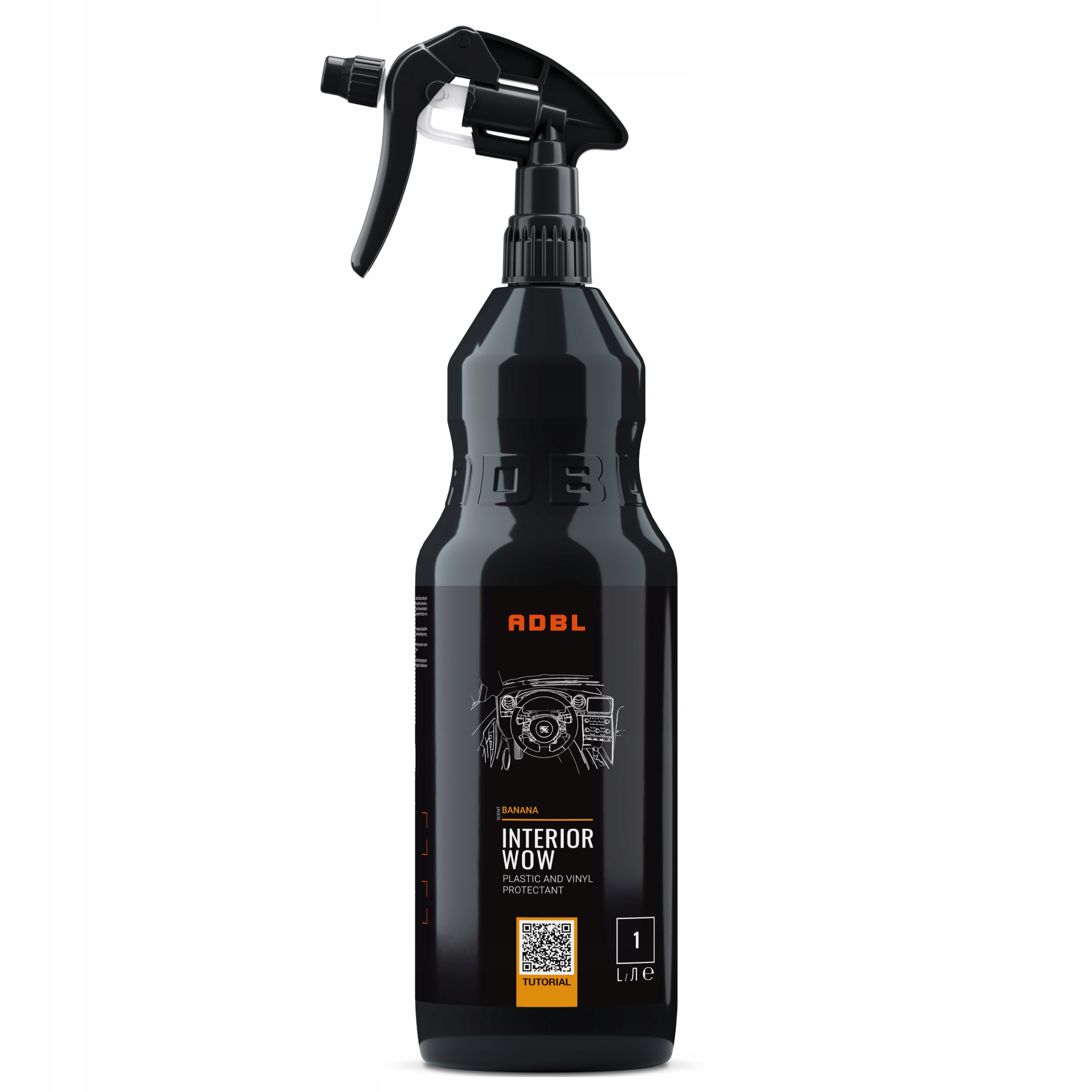 Adbl Interior Wow 1L Satynowy Dressing Do Plastików Gumy Wnętrza