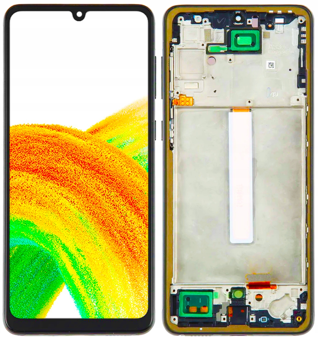 Oled displej pro Samsung Galaxy A33 5G A336 SM-A336 Rámeček černý