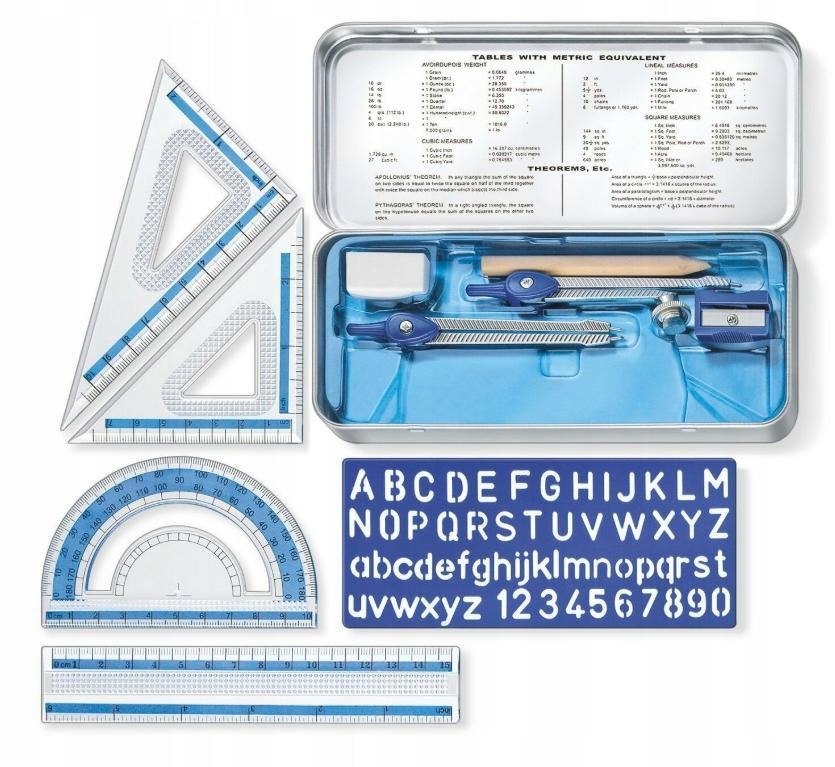 

Zestaw geometryczny w etui Staedtler 10 elementów!