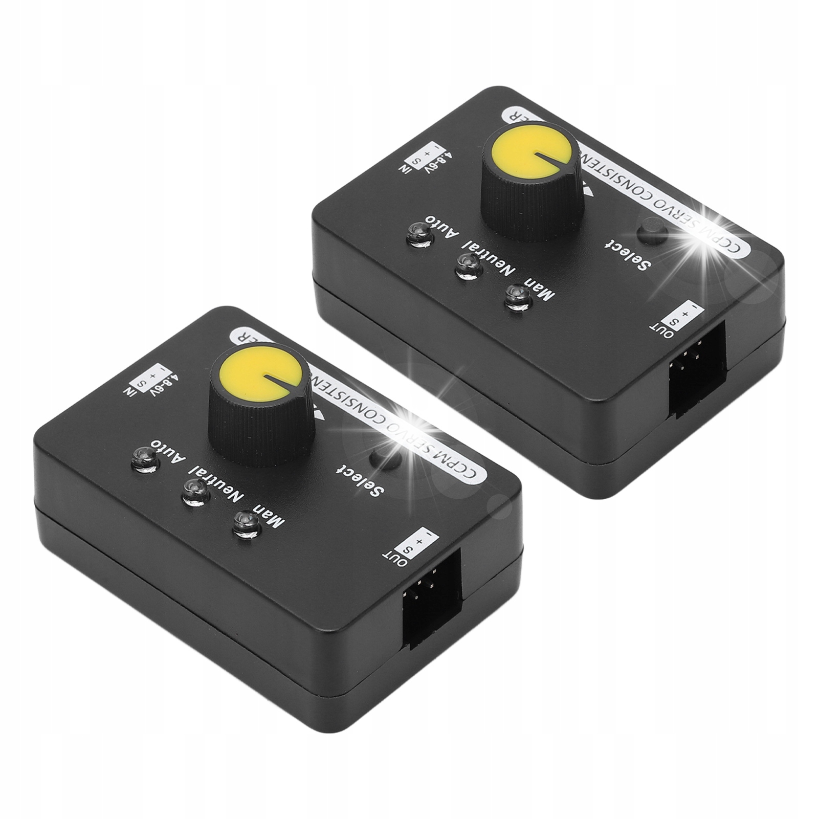 Tester serwo serwomechanizmów modelarskich RC, sterowanie MCU 2 szt