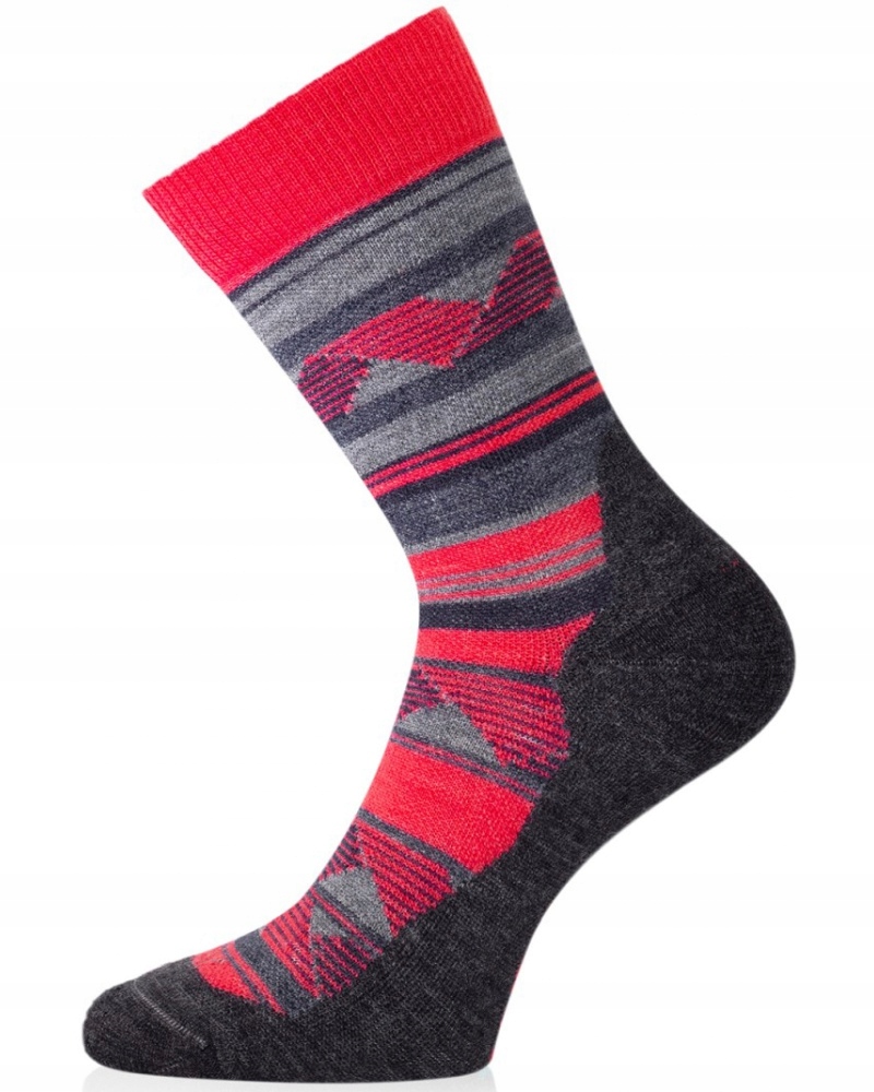 Skarpety Trekkingowe Lasting Wli 80% Merino Wool Czerwony (388) M (38-41)