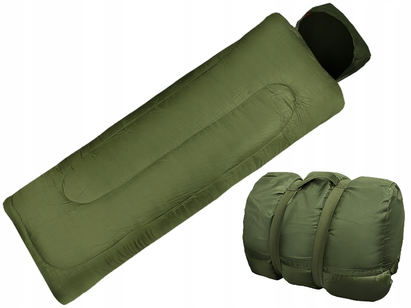 Śpiwór wojskowy Mil-tec Pilot 75 cm x 185 cm Oliwkowy