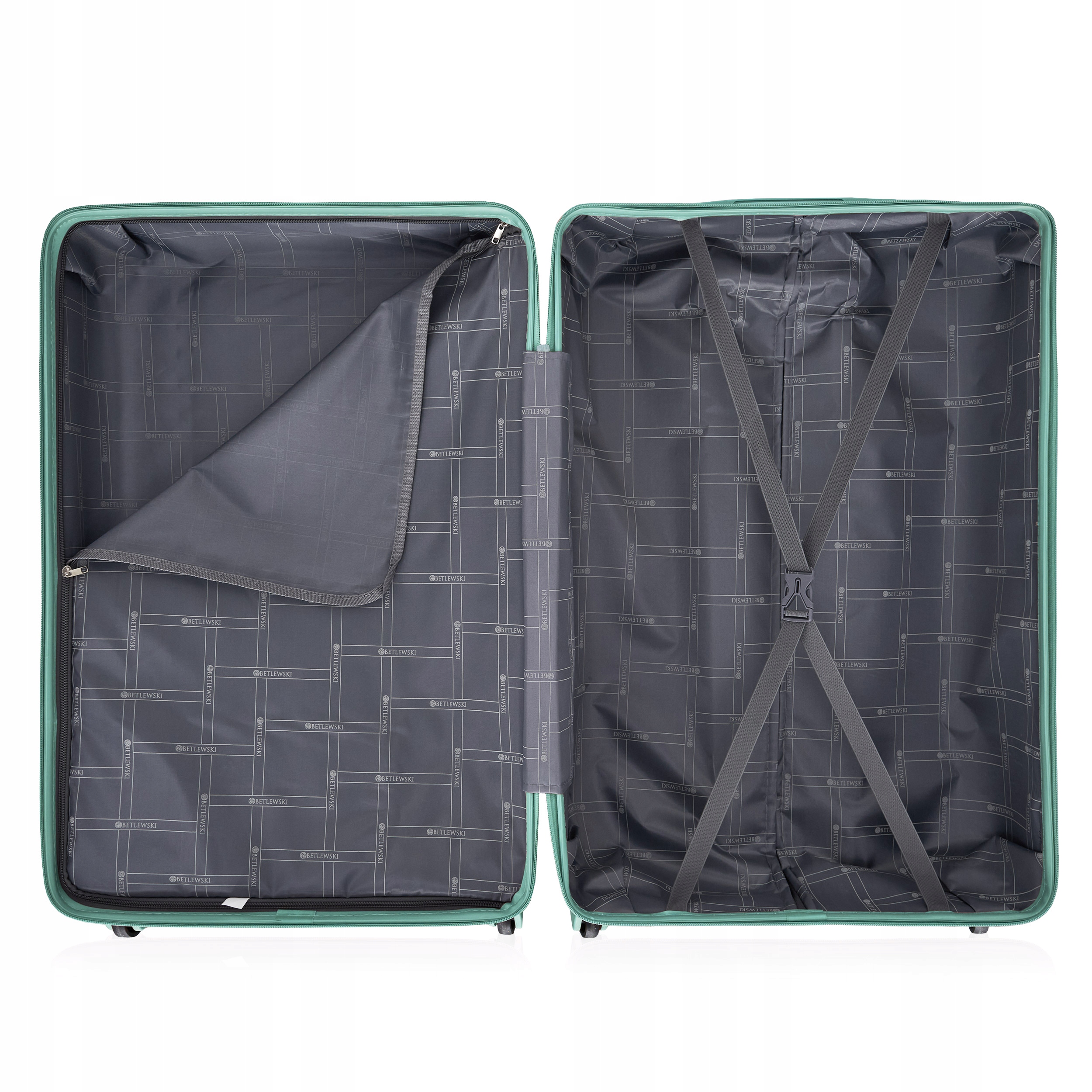 Betlewski zestaw 3 walizek różne rozmiary wygodne duże zamykane na szyfr Pojemność 194 l