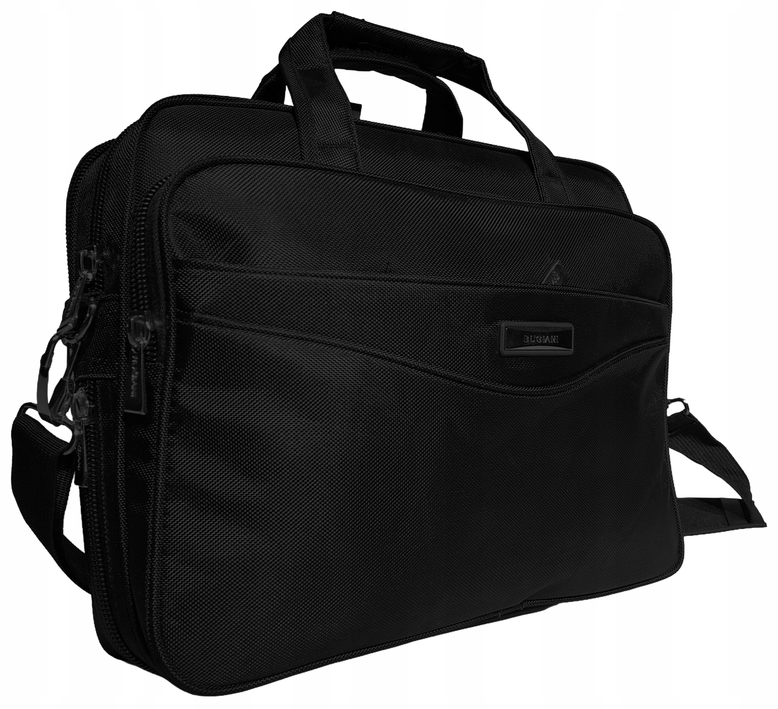 Torba na laptopa Bugiani 15,6" Poszerzana 2 komory Pasek na walizkę