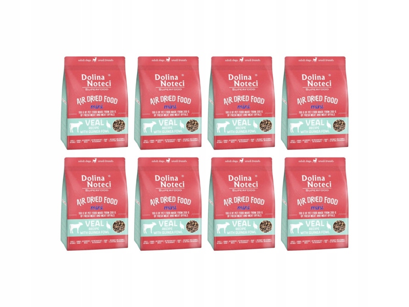 Karma dla psa Dolina Noteci Superfood Mini Cielęcina z perliczką 8 x 1 kg