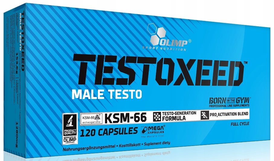 Olimp Testoxeed Testosteron Ashwagandha Zinek Adaptogeny Potenciál Sex Tchán