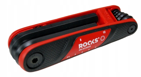 Klucze imbusowe futuro pocket hex 2,5-10 mm, 7 cz