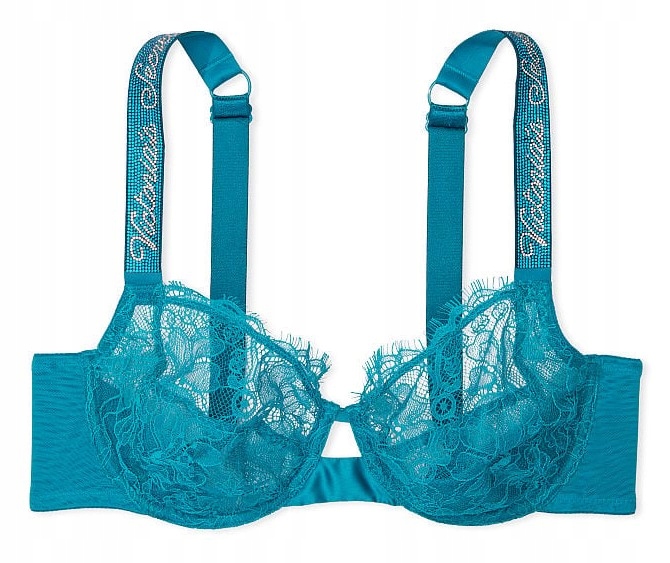 Krajková podprsenka Victoria's Secret s zirkony a logem námořníka 80F (36DDD)