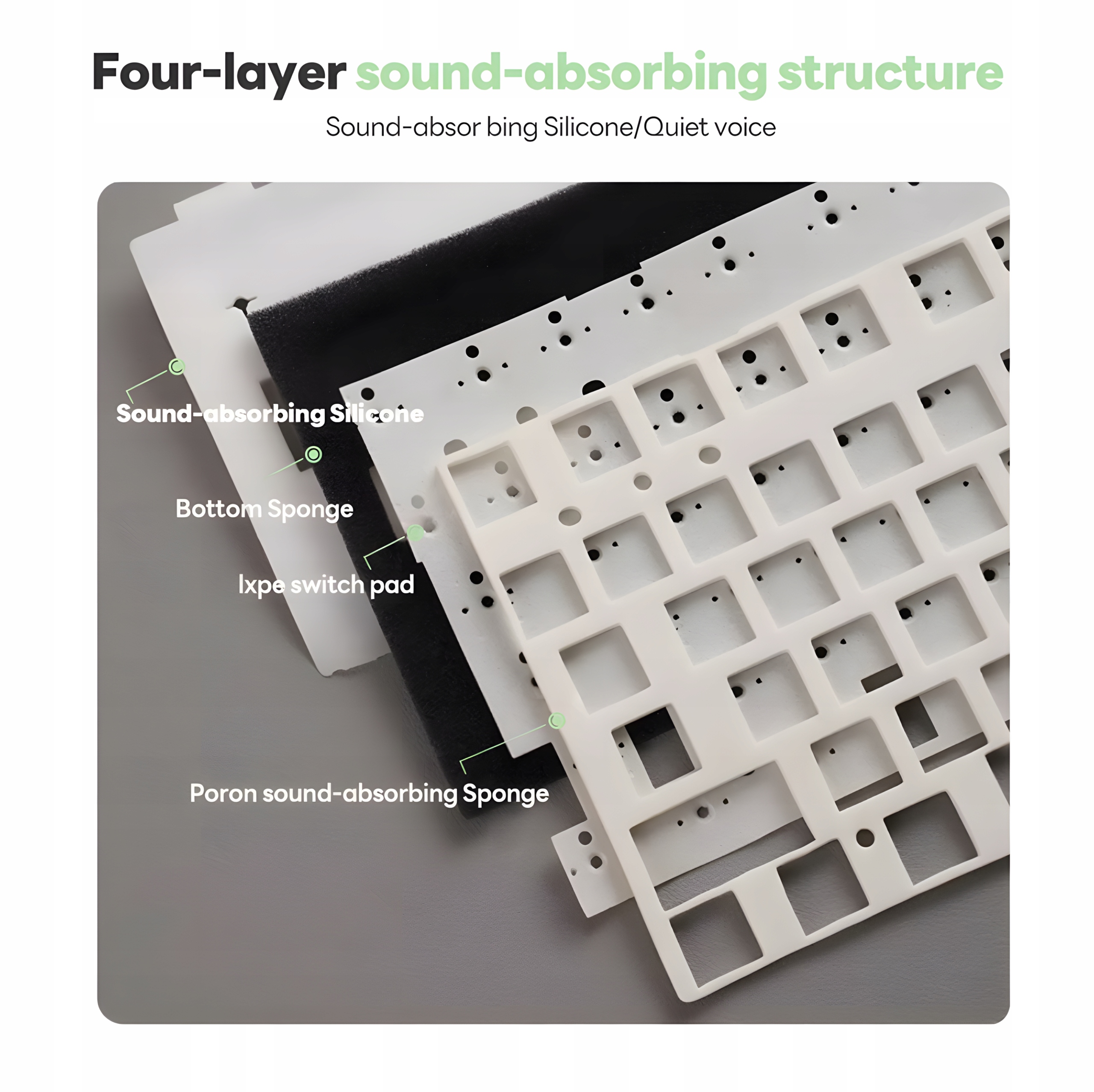 ROYAL KLUDGE R75 Sky Cyan Gaming Keyboard K silver switch — 6