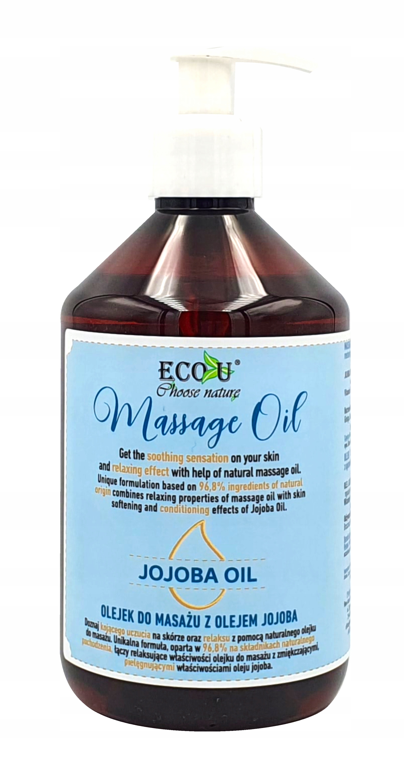 

Olejek do masażu z olejem jojoba 500 ml Ecou