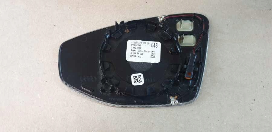 AUDI A3 S3 RS3 FOTOCHROM WKŁAD LUSTERKA LUSTERKO Strona zabudowy prawa