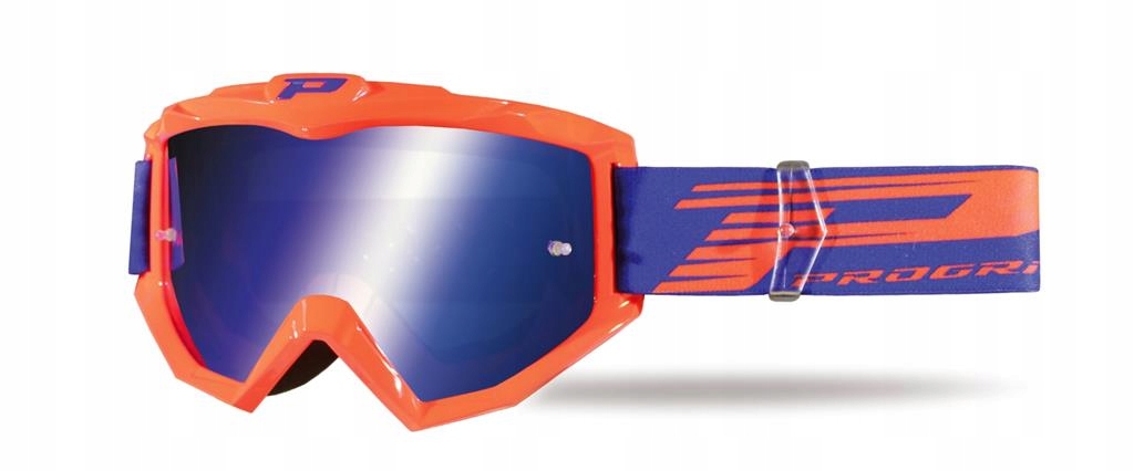 PROGRIP GOGLE pomarańczowe CROSS ENDURO