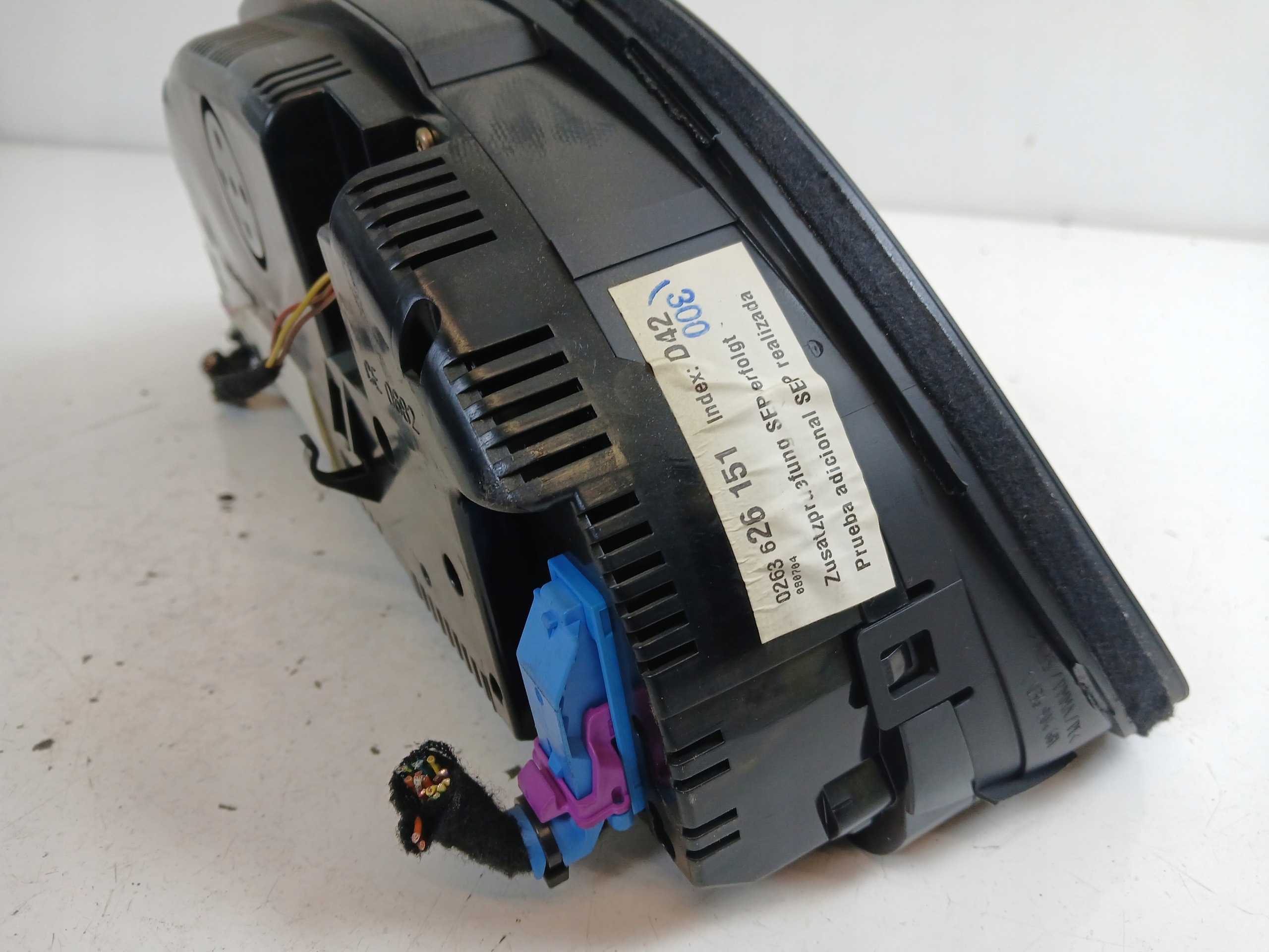AUDI A4 B6 1.9 TDI dials dials 8E0920930T