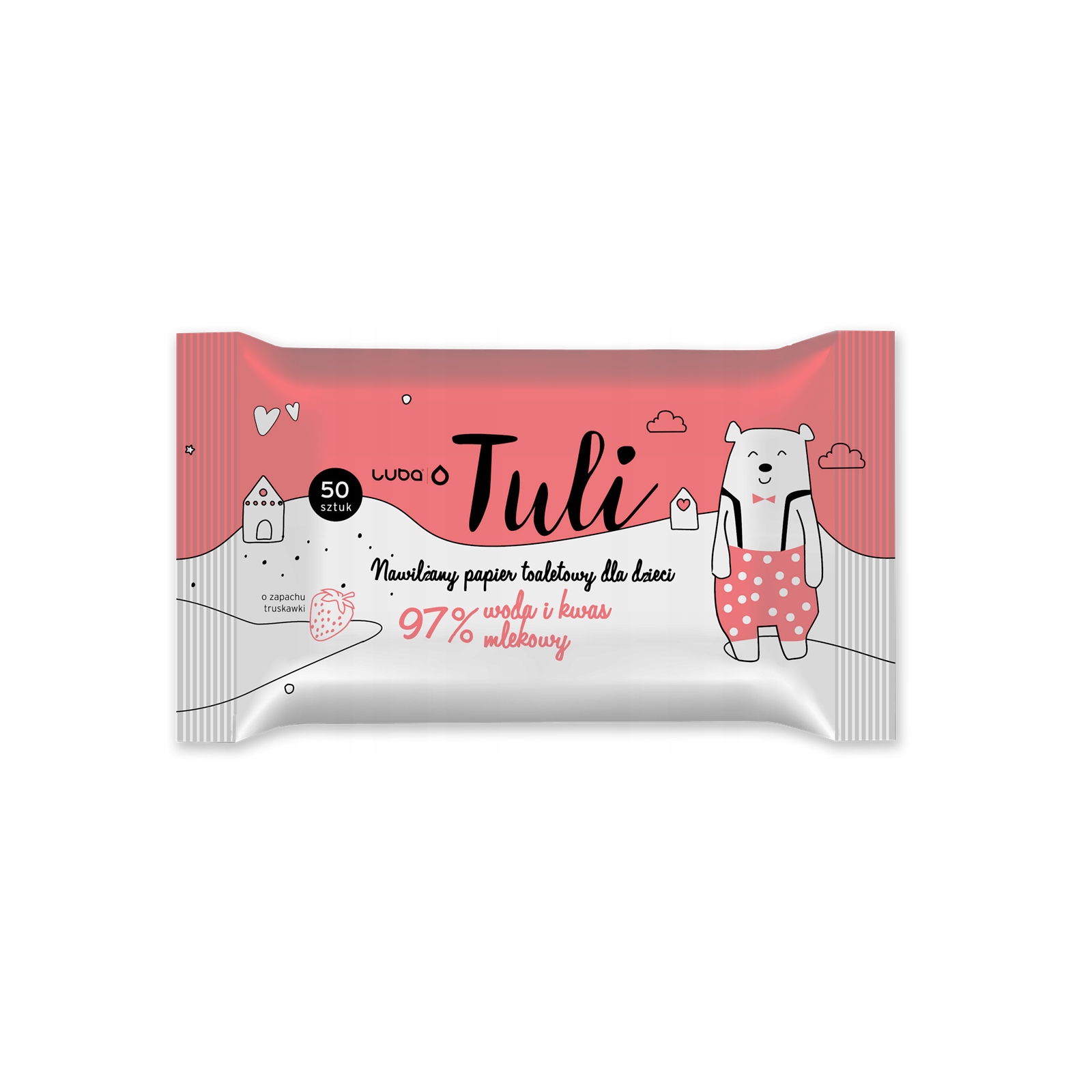 

Luba Tuli Nawilżany Papier Toaletowy 50SZT Kwas ML