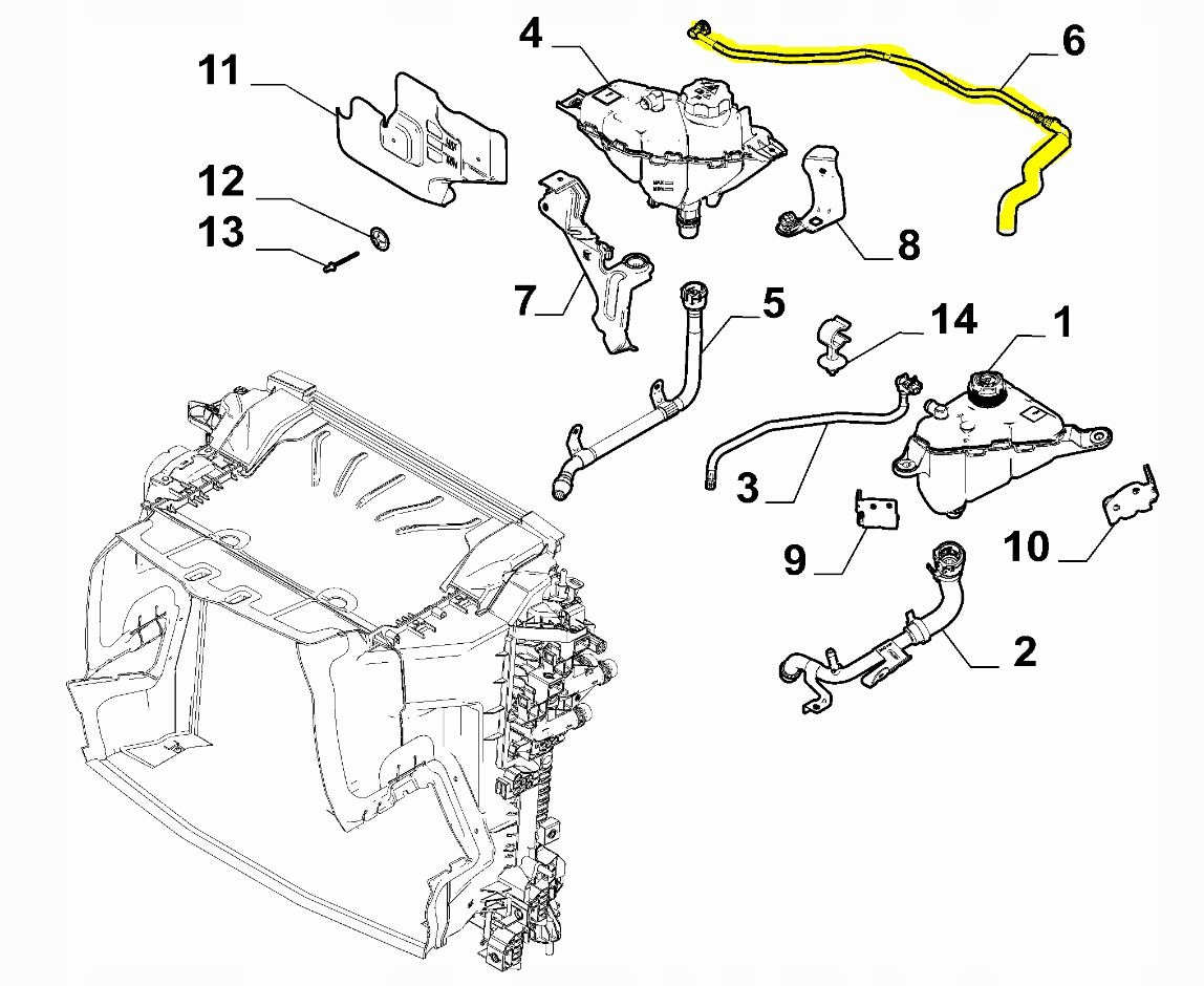 

Przewód zbiorniczka chłodzenia Alfa Romeo Stelvio