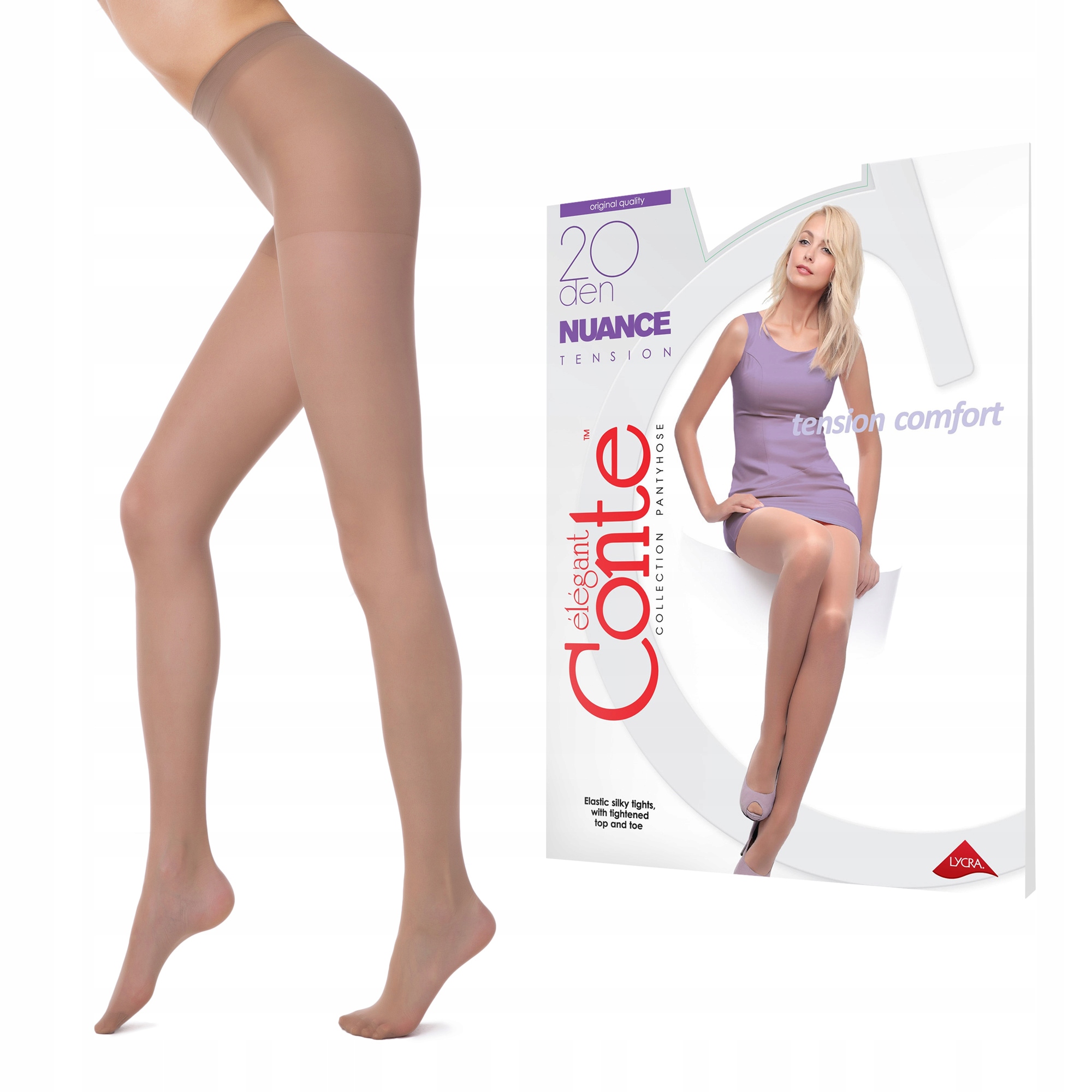 

Rajstopy damskie Conte Nuance 20 den Natural 5 mat