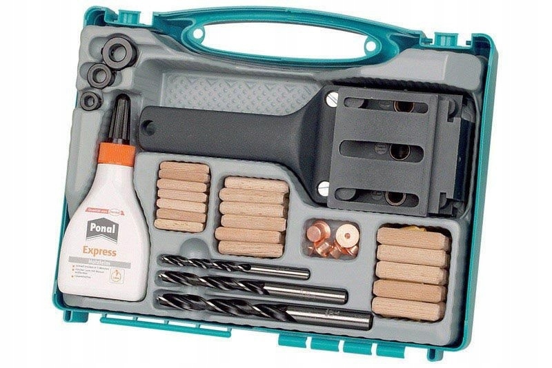 Wolfcraft Sada nástrojů pro kolíkování 6, 8, 10 mm WF4645000