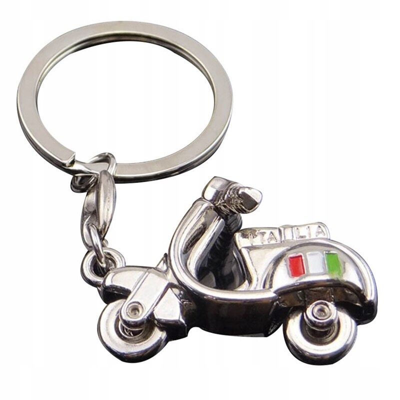 

Srebrny brelok do kluczy vespa skuter