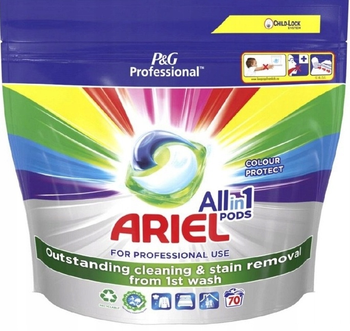 Ariel Kapsułki Do Prania Color Kolor all in 1 Professional Skuteczne 70sz