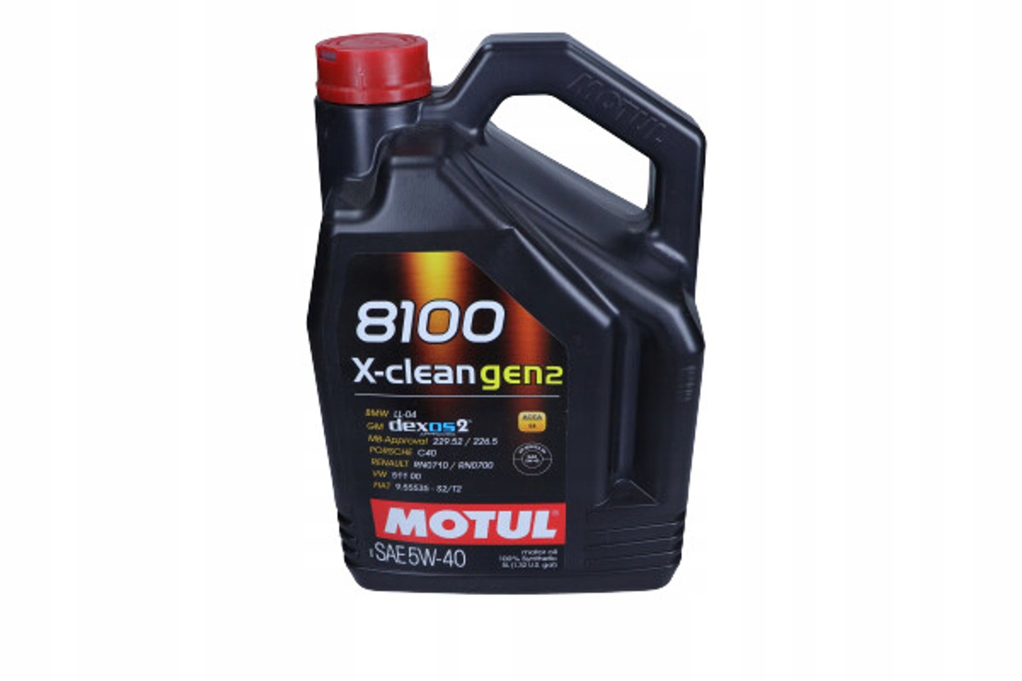 Olej motul 5v40 5 l 8100 x-clean gen2 c3 511 00 229 52 226 5 Motul 109