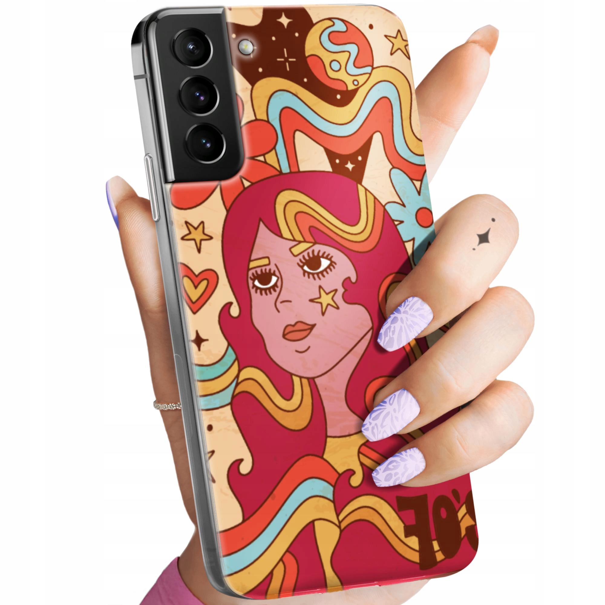 Etui Do Samsung Galaxy S21 Ultra 5G Hippie Peace Hippisi Obudowa Case