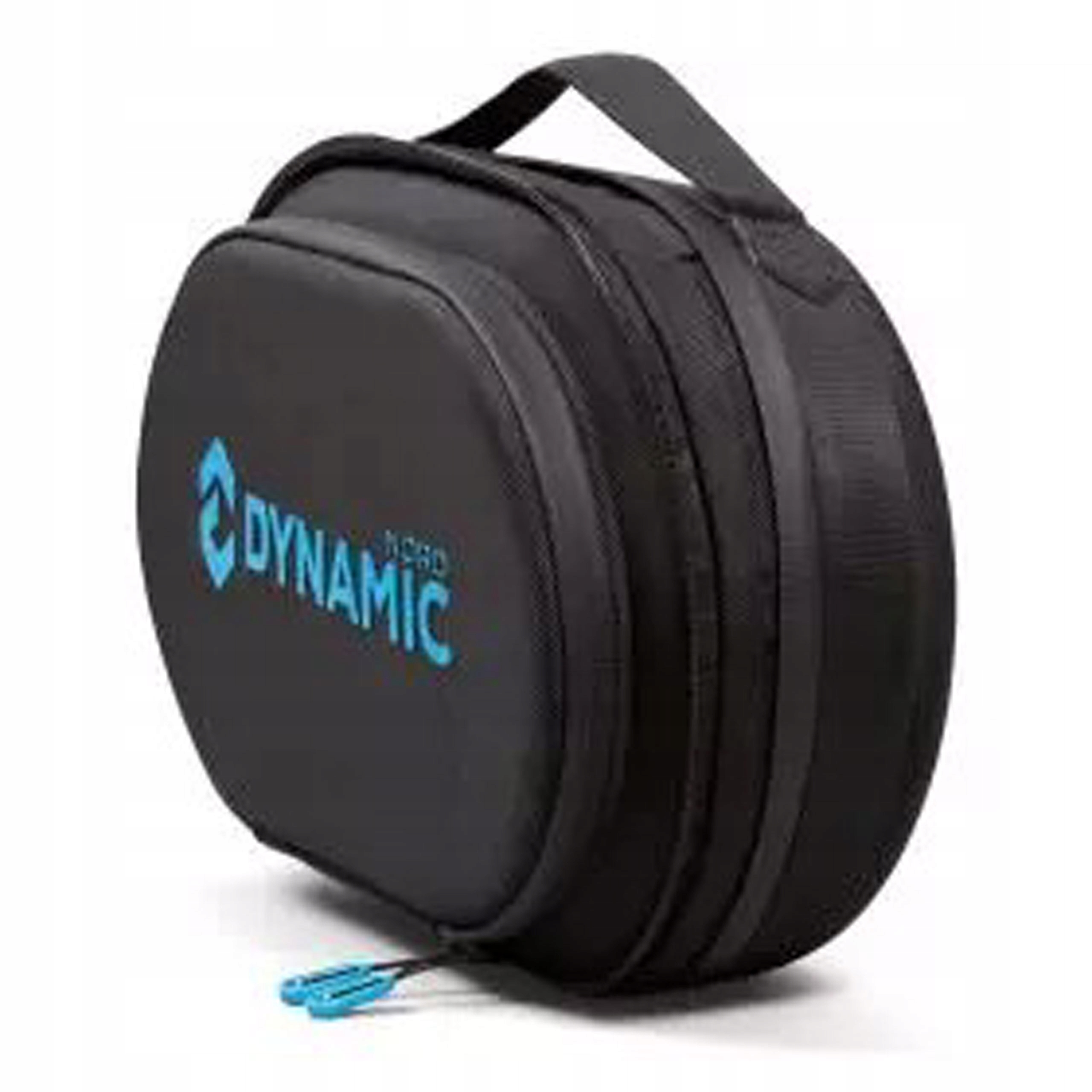 Taška na pouzdro Dynamicnord černá s modrým nápisem