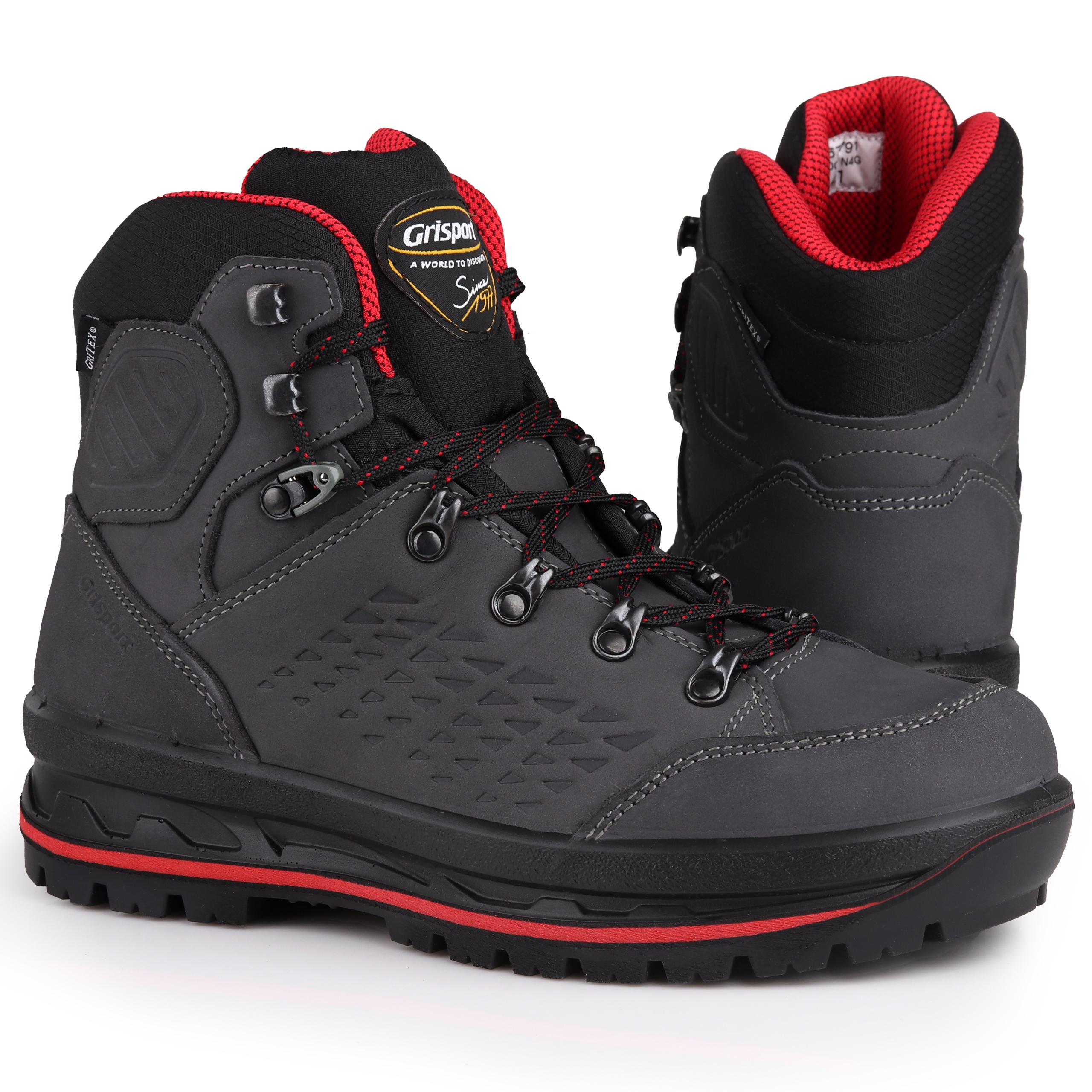 Pánské trapery Grisport Ant 16 Asfalto Nabuk Tre