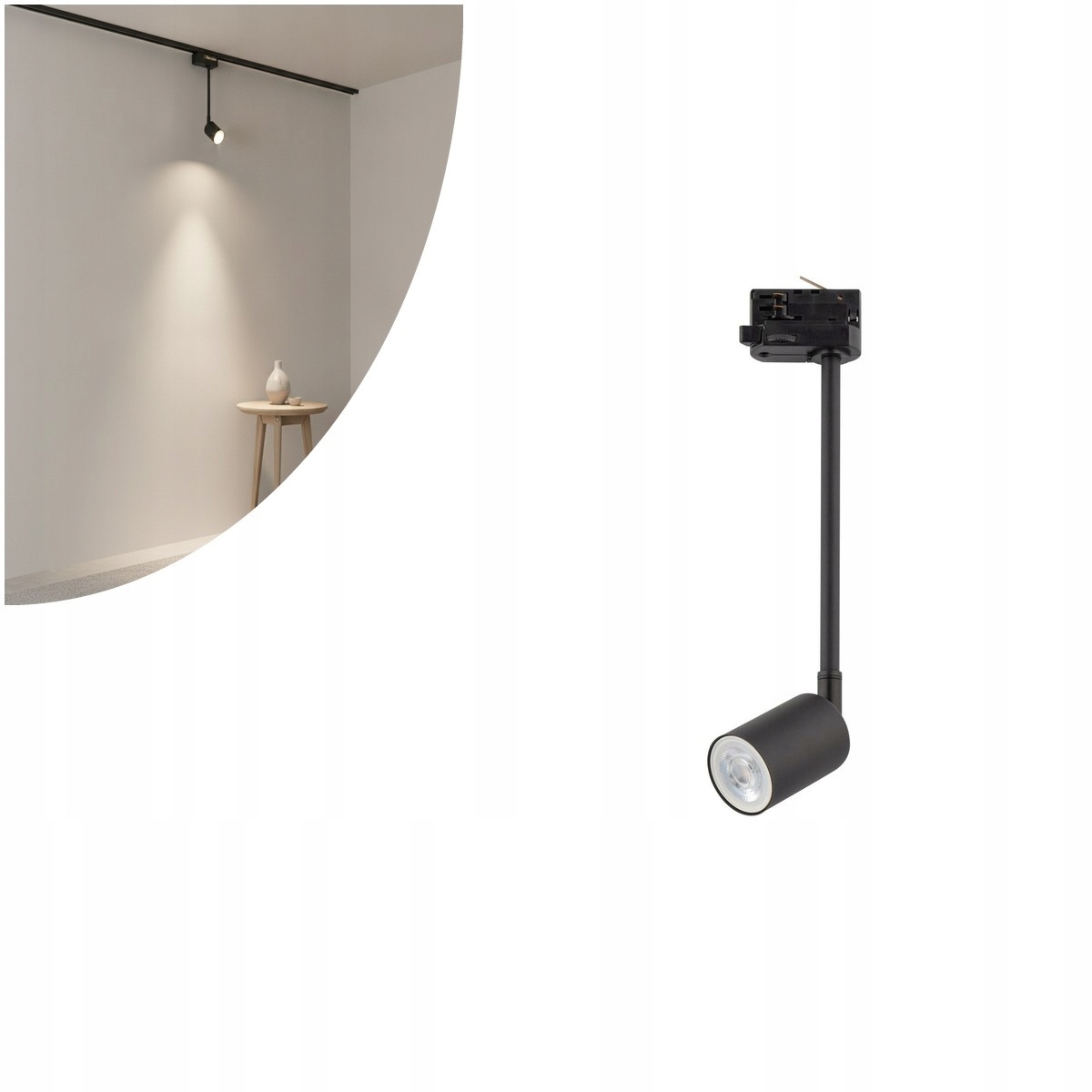 Kolejnicová lampa Spot Tracer 3F černá Tk Lighting