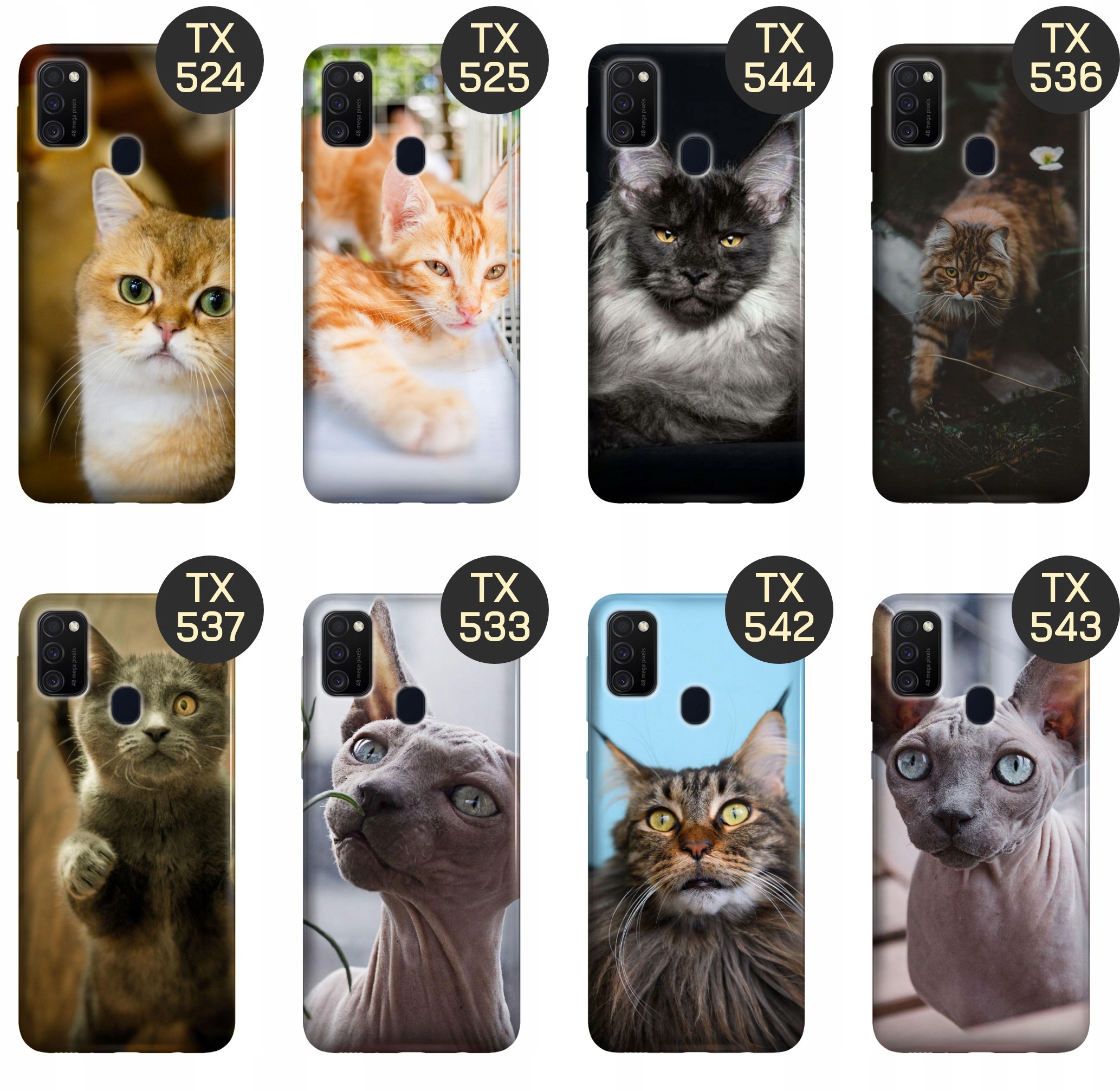 ETUI DO SAMSUNG GALAXY M21 WZORY KOTY KOTKI KOCIAKI OBUDOWA POKROWIEC CASE Marka Hello Case