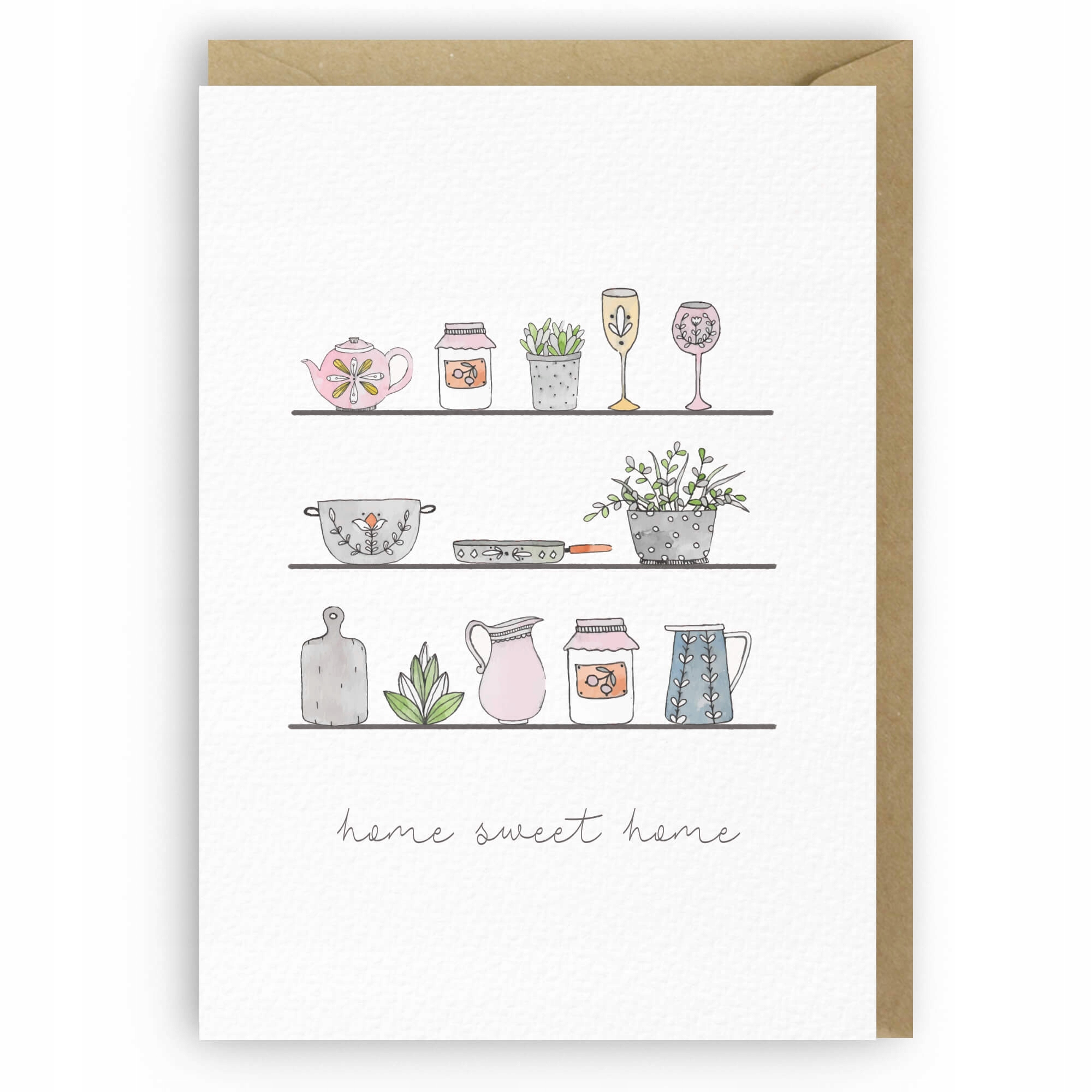 

Kartka okolicznościowa Eko koperta Parapetówka