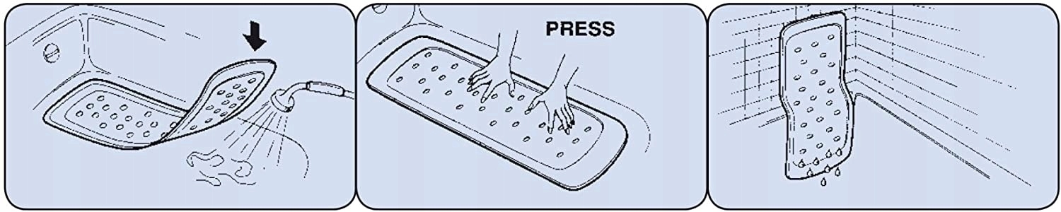 RIDDER Playa antypoślizgowa mata pod prysznic 80x38 cm, niebieska Marka Ridder