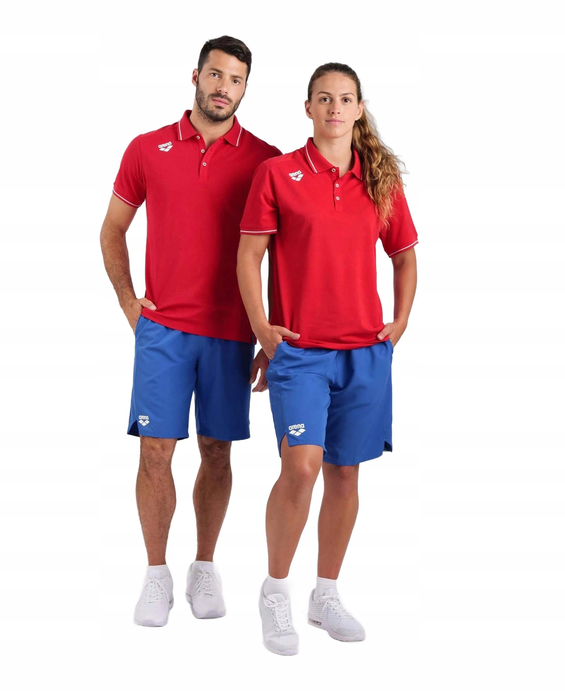Koszulka polo unisex Arena Team Poloshirt solid 2X Rękaw krótki rękaw
