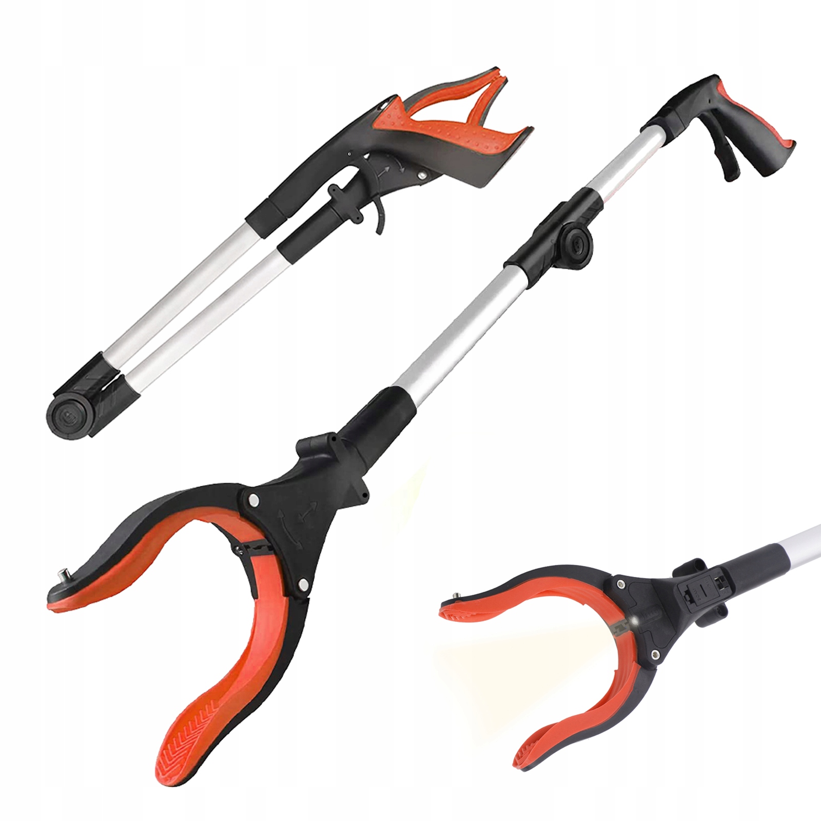 Szczypce Chwytak do Zbierania śmieci z światło Led