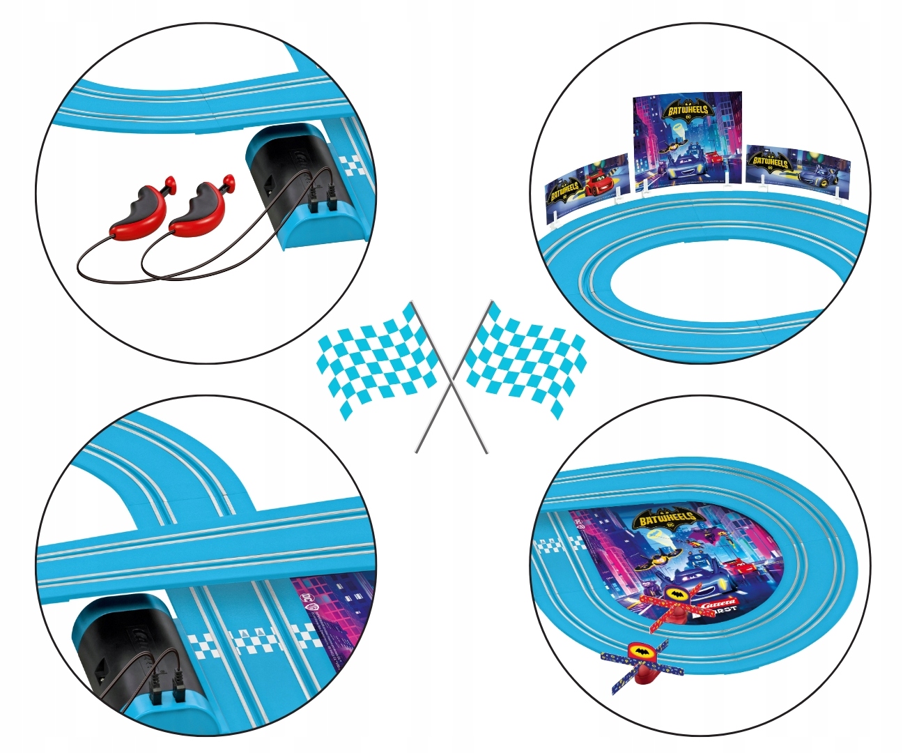 Carrera First 20063047 Batwheels Time for Action 2,4m Płeć dziewczynki