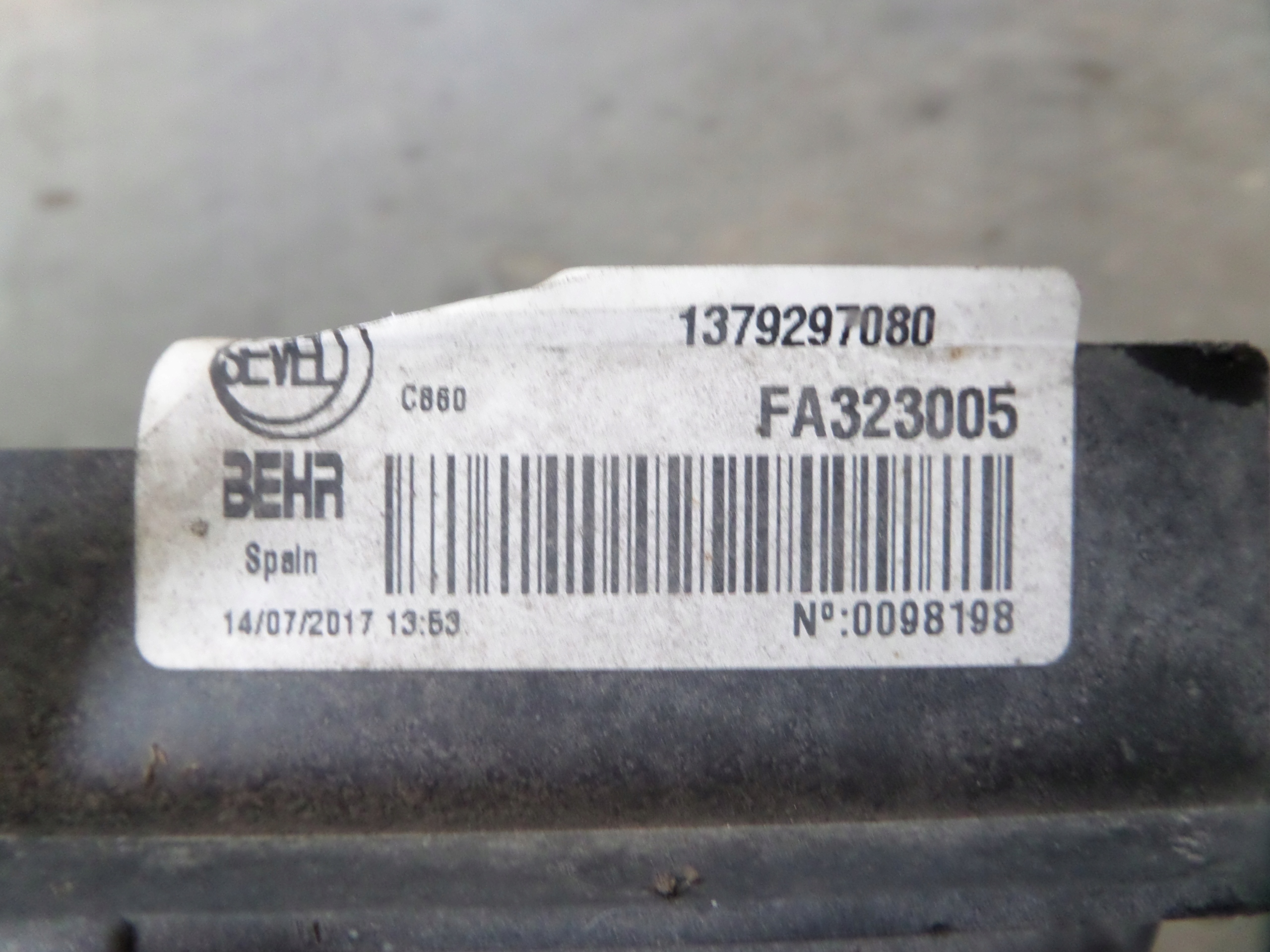 ventilátor DUCATO BOXER JUMPER 06- 1379420080 JTD
